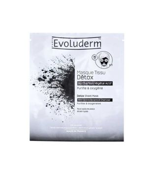 Evoluderm - Detox face mask - Active vegetable charcoal