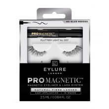 Eylure - Magnetic False Eyelashes with Eyeliner Pro Magnetic - Fluttery Light 007