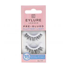Eylure - Pre-glued False eyelashes - 117: Fluttery Light