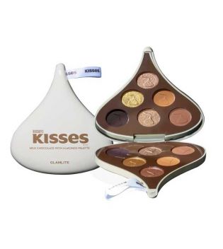 Glamlite - *Hersey's Kisses* - Eyeshadow Palette - Milk Chocolate with Almonds
