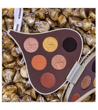 Glamlite - *Hershey's Kisses* - Eyeshadow Palette - Milk Chocolate with Almonds