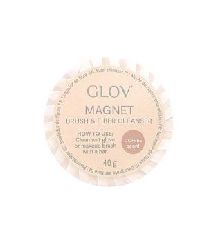 GLOV - Solid soap for brushes and gloves Magnet - Coffee