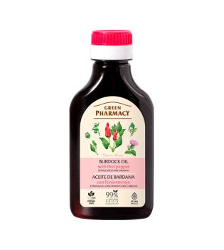 Green Pharmacy - Hair burdock oil - Red pepper