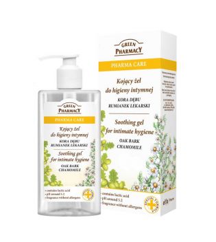 Green Pharmacy - Soothing intimate hygiene gel Pharma Care - Oak bark and chamomile