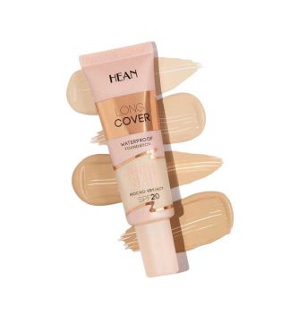 Hean - Foundation Long Cover Perfect Skin SPF20 - C02: Natural
