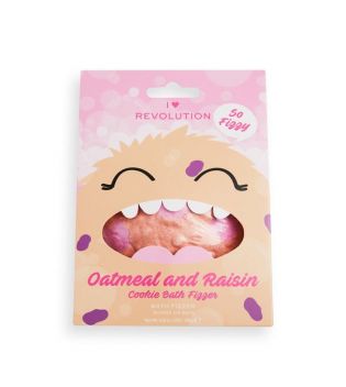 I Heart Revolution - Bath bomb Cookie Bath Fizzer - Oatmeal and Raisin