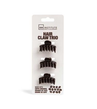 IDC Institute - Set of 3 Coffee Claws Hair Claw Trio