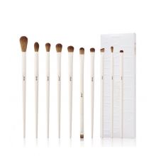 Jessup Beauty - *Makeup Lover Collection* - 10 Piece Brush Set - T330: Light Gray