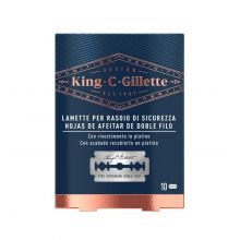 King C. Gillette - Double-edged razor blades