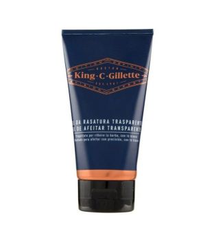 King C. Gillette - Clear Shaving Gel with Aloe Vera and White Tea