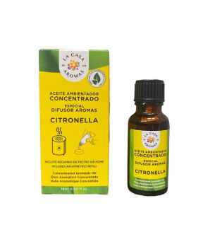 La Casa de los Aromas - Water-soluble concentrated aromatic oil 18ml - Citronella