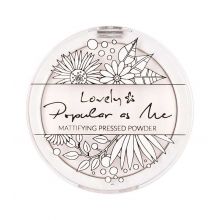 Lovely - *Back To School* - Mattifying Compact Powder Popular As Me