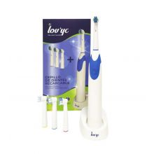 Lovyc Rechargeable Electric Toothbrush + 4 Brush Heads