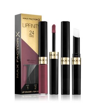 Max Factor - Liquid lipstick and balm Lipfinity 24h - 330: Essential Burgundy