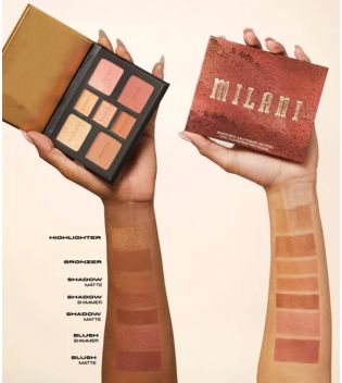 Milani - Face and Eye Palette All-Inclusive - Medium to Deep
