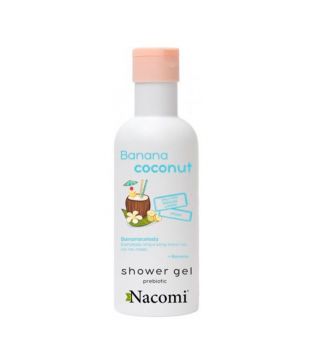 Nacomi - Smoothing shower gel - Banana and Coconut