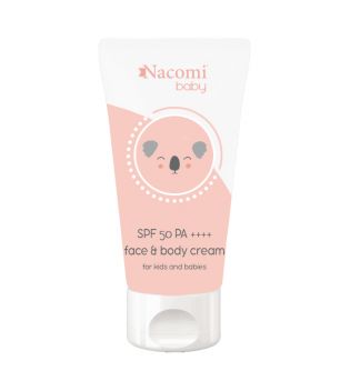 Nacomi - *Nacomi Baby* - Face and body cream for children and babies SPF50 PA ++++