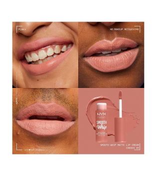 Nyx Professional Makeup - Liquid Lipstick Smooth Whip Matte Lip Cream - 22: Cheeks