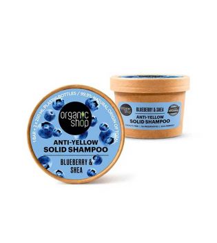 Organic Shop - Solid shampoo anti yellow reflections - Cranberry and shea