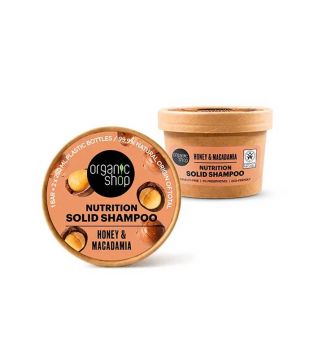 Organic Shop - Nourishing solid shampoo - Honey and macadamia