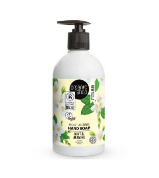 Organic Shop - Moisturizing hand soap - Organic Mint and Jasmine