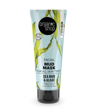 Organic Shop - Mud facial mask for all skin types - Sea mud and Algae