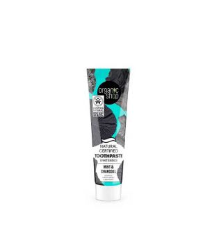 Organic Shop - Whitening Toothpaste - Mint and Charcoal