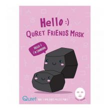 Quret - Hello Friends Mask - Charcoal