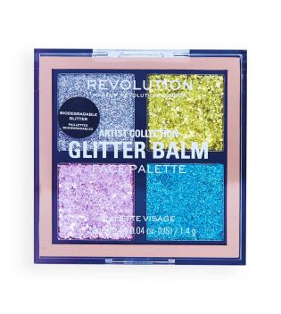 Revolution - *Artist Collection* - Face Glitter Palette Glitter Balm