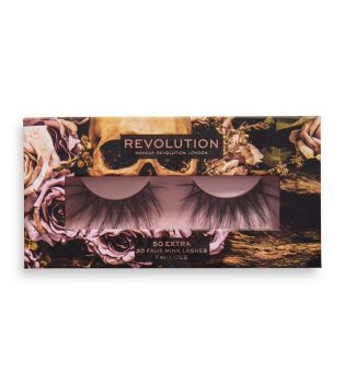 Revolution - *Halloween* - False Eyelashes 3D Faux Mink Lashes - So Extra