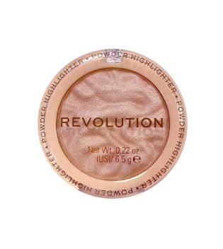 Makeup Revolution Highlight Reloaded, Pigment Rich & Silky Formula,  Cruelty-Free & Vegan, Dare to Divulge, 0.35 Oz