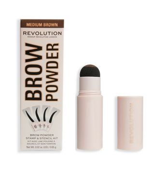 Revolution - Brow Powder Eyebrow Kit - Medium Brown