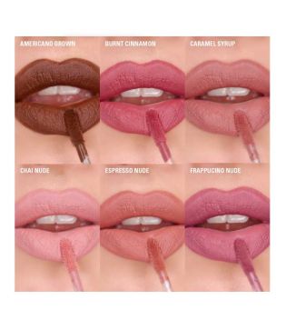 Revolution - Liquid Lipstick IRL Whipped Lip Crème - Americano Brown