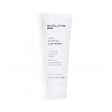 Revolution Man - 2 in 1 Anti-Blemish Face Mask Blemesh Clay Mask