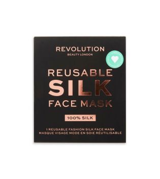 Revolution - Reusable silk mask - Black