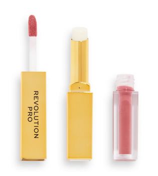 Revolution Pro - Liquid Lipstick + Balm Duo Supreme Stay 24HR - Velvet