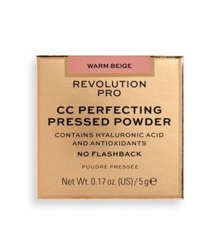 Revolution Pro - CC Perfecting Pressed Powder - Warm Beige