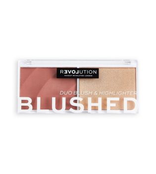Revolution Relove - Colour Play Blushed Blush and highlighter duo - Kindness