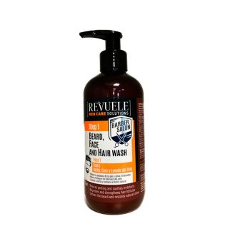 Revuele - Cleansing Gel 3 in 1 Beard, Face and Hair Barber Salon