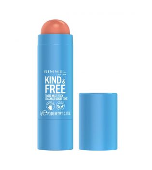 Rimmel London - *Kind & Free* - Blush and lipstick stick Tinted Multi-Stick - 002: Peachy Cheeks