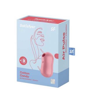 Satisfyer - Clitoral Stimulator Cotton Candy - Red