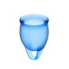 Satisfyer - Menstrual Cup Kit Feel Confident  (15 + 20 ml) - Dark Blue