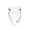 Satisfyer - Feel Confident Menstrual Cup Kit (15 + 20 ml) - Transparent