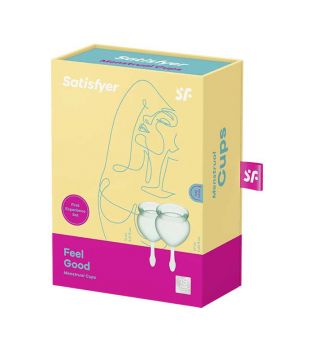 Satisfyer - Menstrual Cup Kit Feel Good (15 + 20 ml) - Light Green