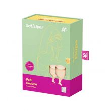 Satisfyer - Menstrual Cup Kit Feel Secure (15 + 20 ml) - Orange