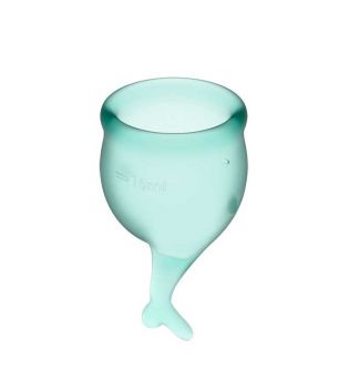 Satisfyer - Menstrual Cup Kit Feel Secure (15 + 20 ml) - Dark Green
