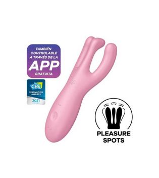 Satisfyer - App Controlled Vibrator Threesome 4 - Pink