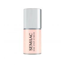 Semilac - *Skin Tone* - One Step Hybrid Semi-Permanent Nail Polish - S258: Naked Glitter Peach