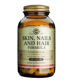 SOLGAR - Food supplement - Skin, nails and hair 120 capsules