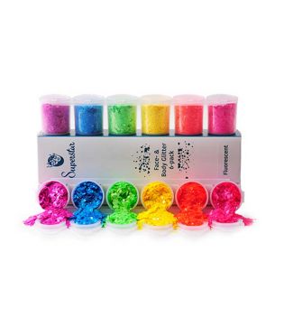 Superstar - Glitter for face and body Chunky Mix - Fluorescent